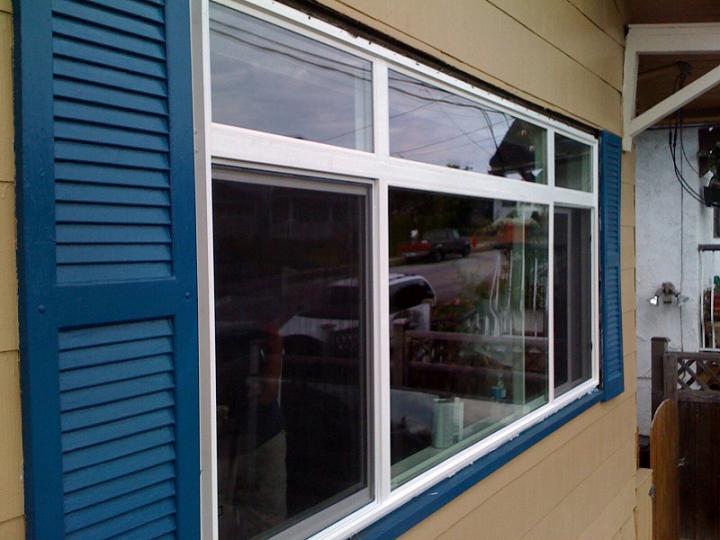 residential glass window installation