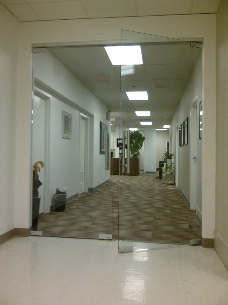 Our office glass doors services includes, broken office glass doors repair, replacement office glass doors, or new office glass doors installation. Custom office glass doors.