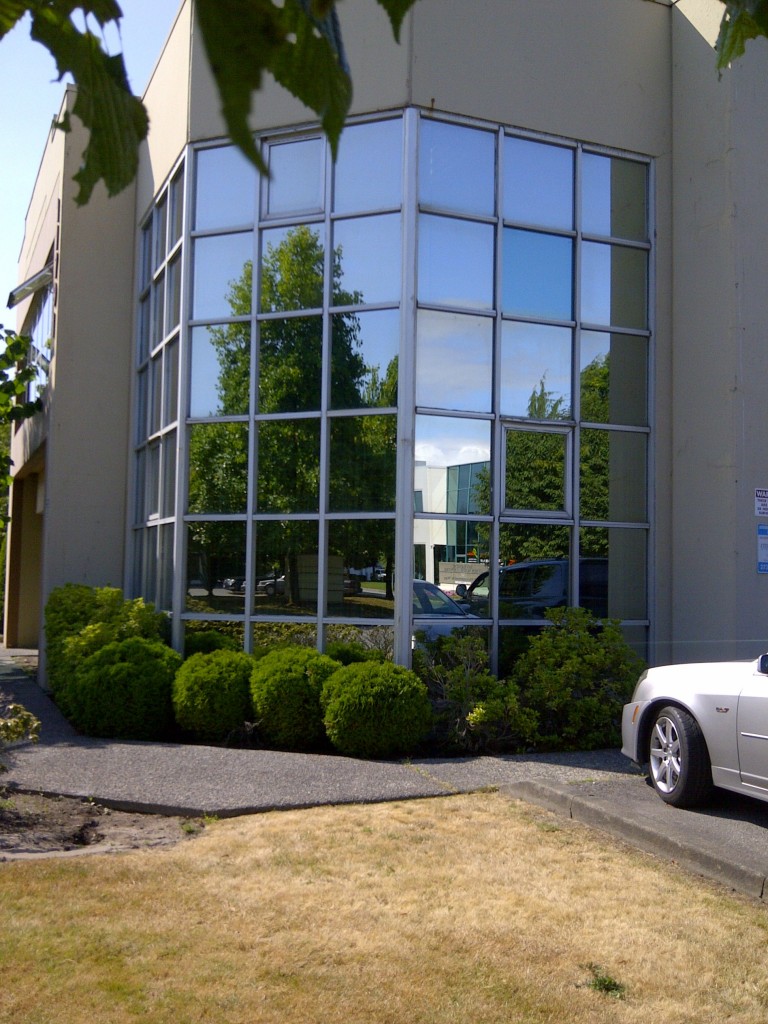 Fix windows that were leaking. The fix windows job were completed for a commercial building in Richmond bc. When we fix windows we had to remove all the old silicone and gaskets then we were able to install new tighter gaskets with new silicone to make new windows leak tight.