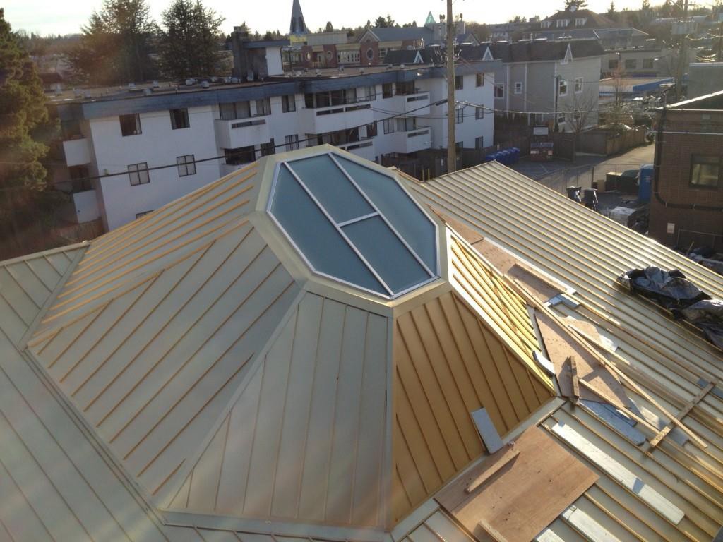 Design, build and installation aluminum skylight glass systems to fit into this roof opening. Call or email Angel Glass to get your custom sliding glass doors design and installation.