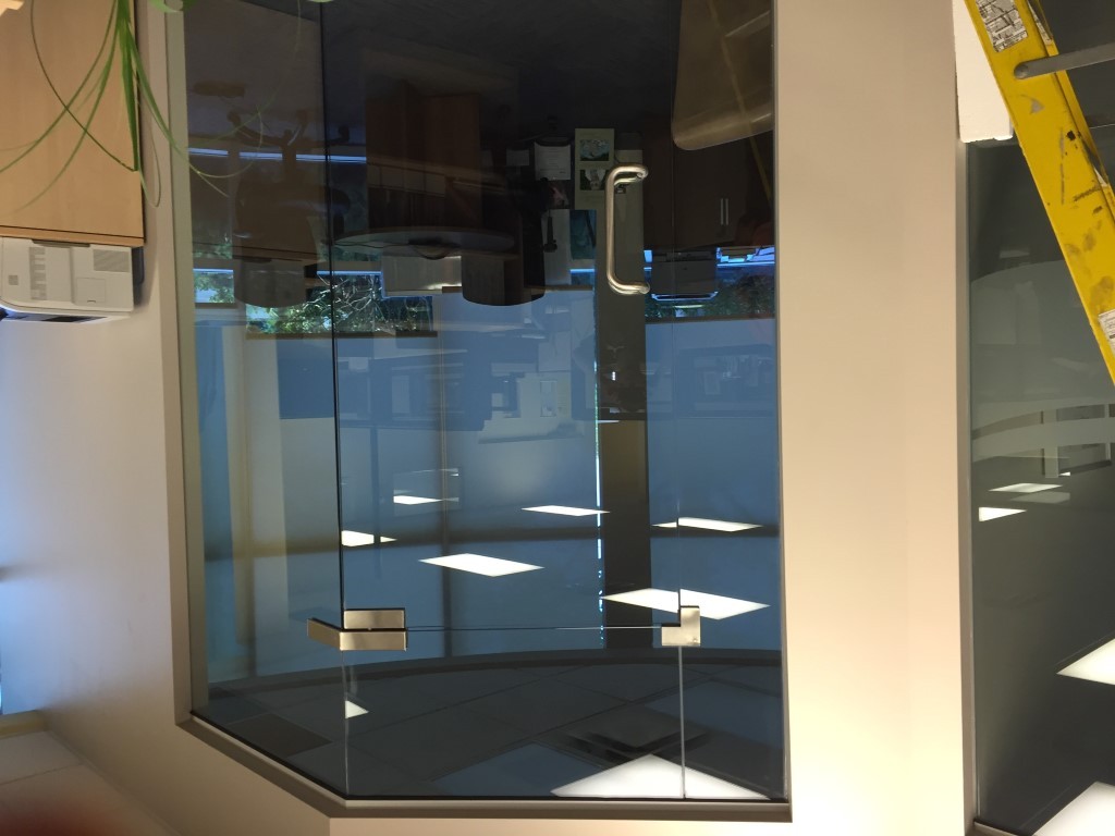 glass door
