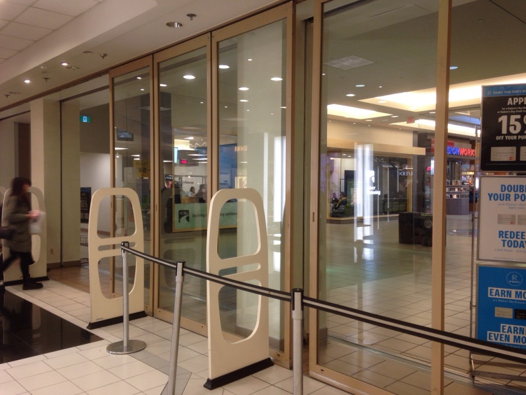mall sliding aluminum door system