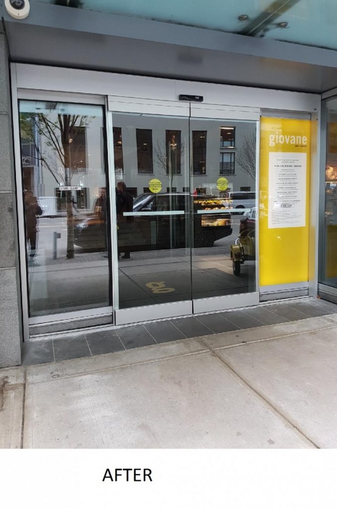 sliding glass door
