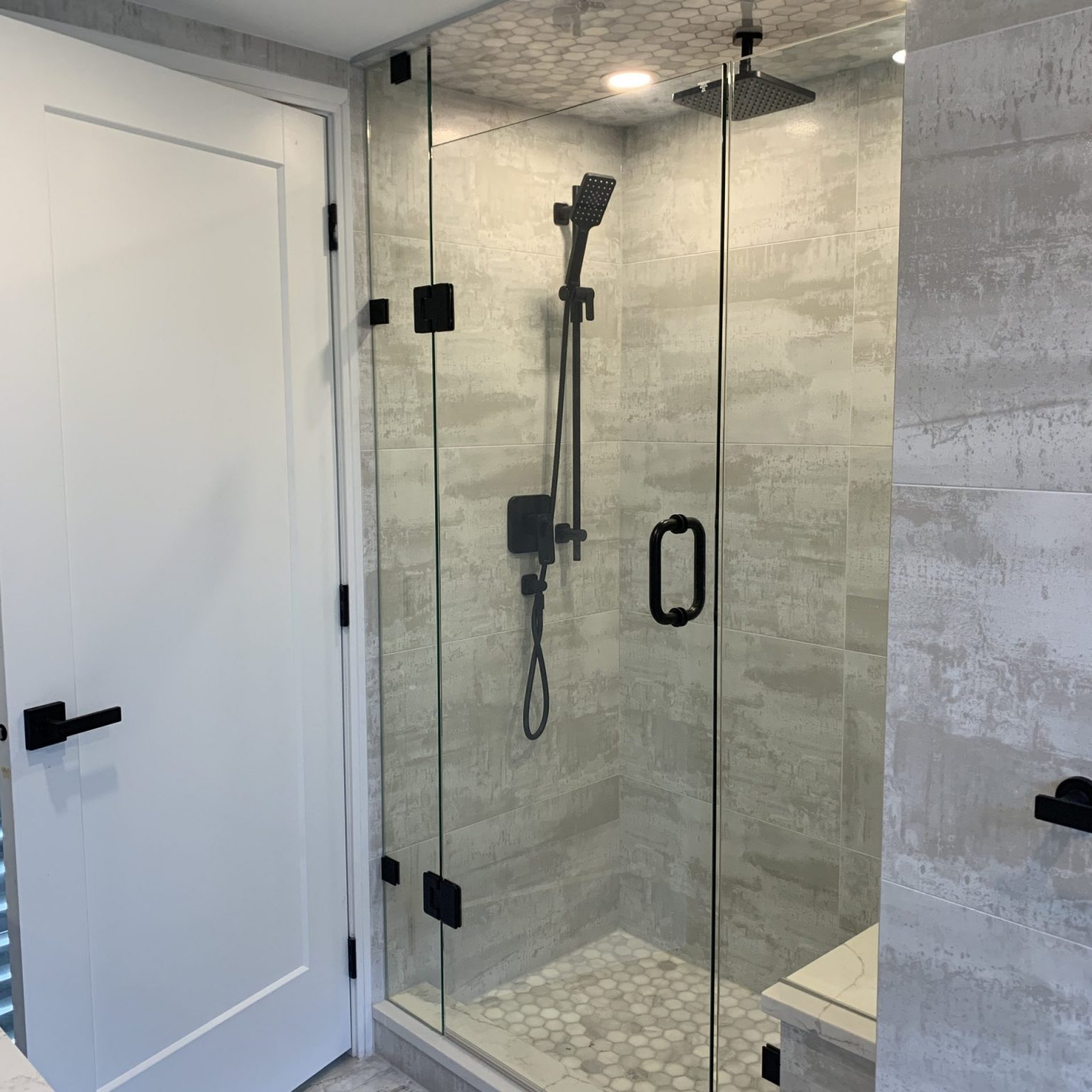 shower glass door