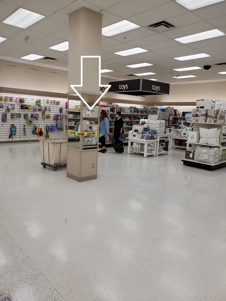 Commercial mirror replacement at Winners in Coquitlam, BC