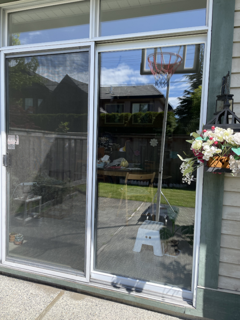 Patio door replacement at a residential property in Richmond, BC